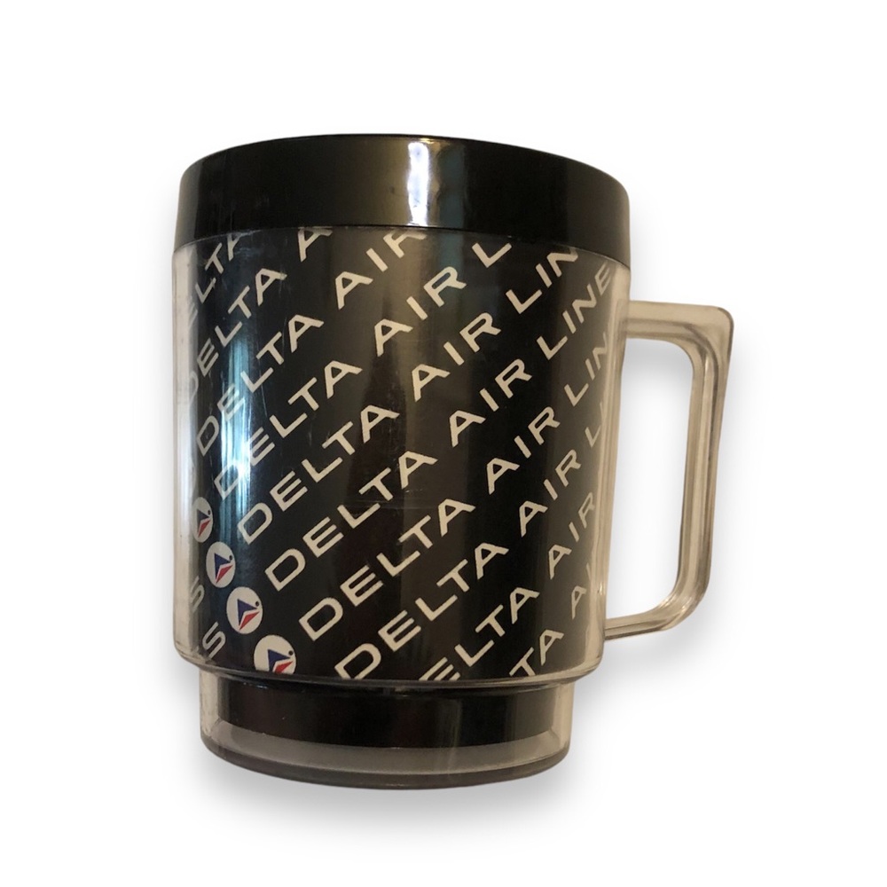 Vintage Delta Airlines Retro Logo Insulated Mug Coffee Cup By Eagle